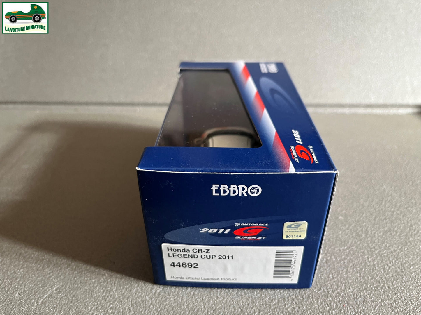 Voiture Miniature Honda CR-Z Legend Cup 2011 Ebbro au 1/43