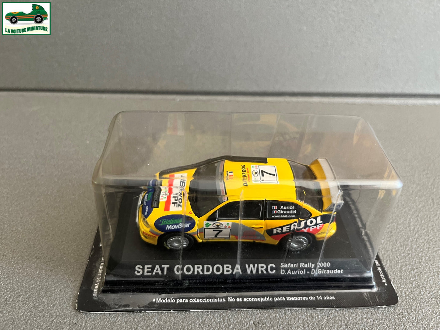 Voiture Miniature Seat Cordoba WRC Safari Rally 2000 Rallye au 1/43