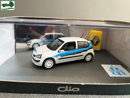 Voiture Miniature Renault Clio Olympique de Marseille UH OM Football au 1/43