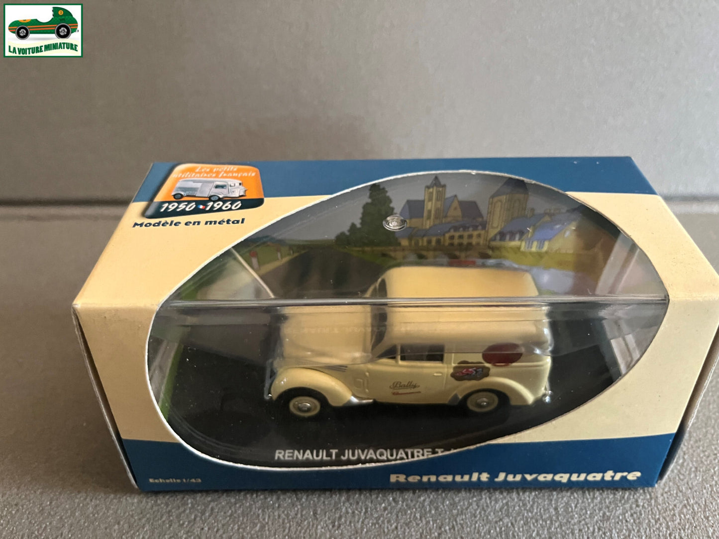 Voiture Miniature Utilitaire Renault Juvaquatre Bally Atlas Eligor 1/43