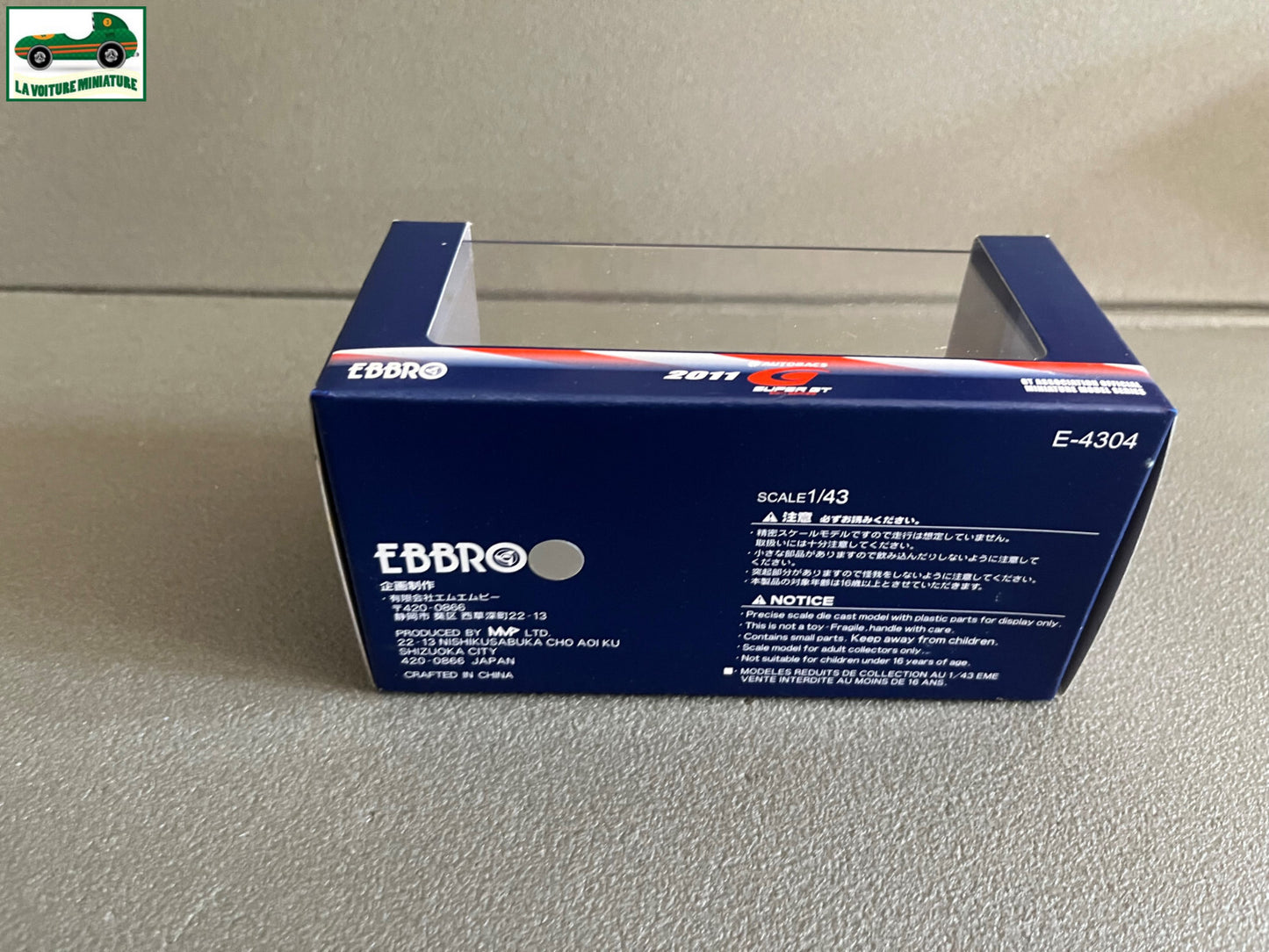 Voiture Miniature Honda CR-Z Legend Cup 2011 Ebbro au 1/43