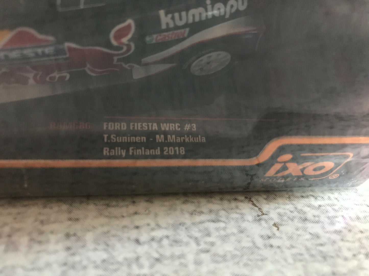 Voiture Miniature Ford Fiesta WRC #3 Rallye Finlande 2018 Suninen Ixo 1/43