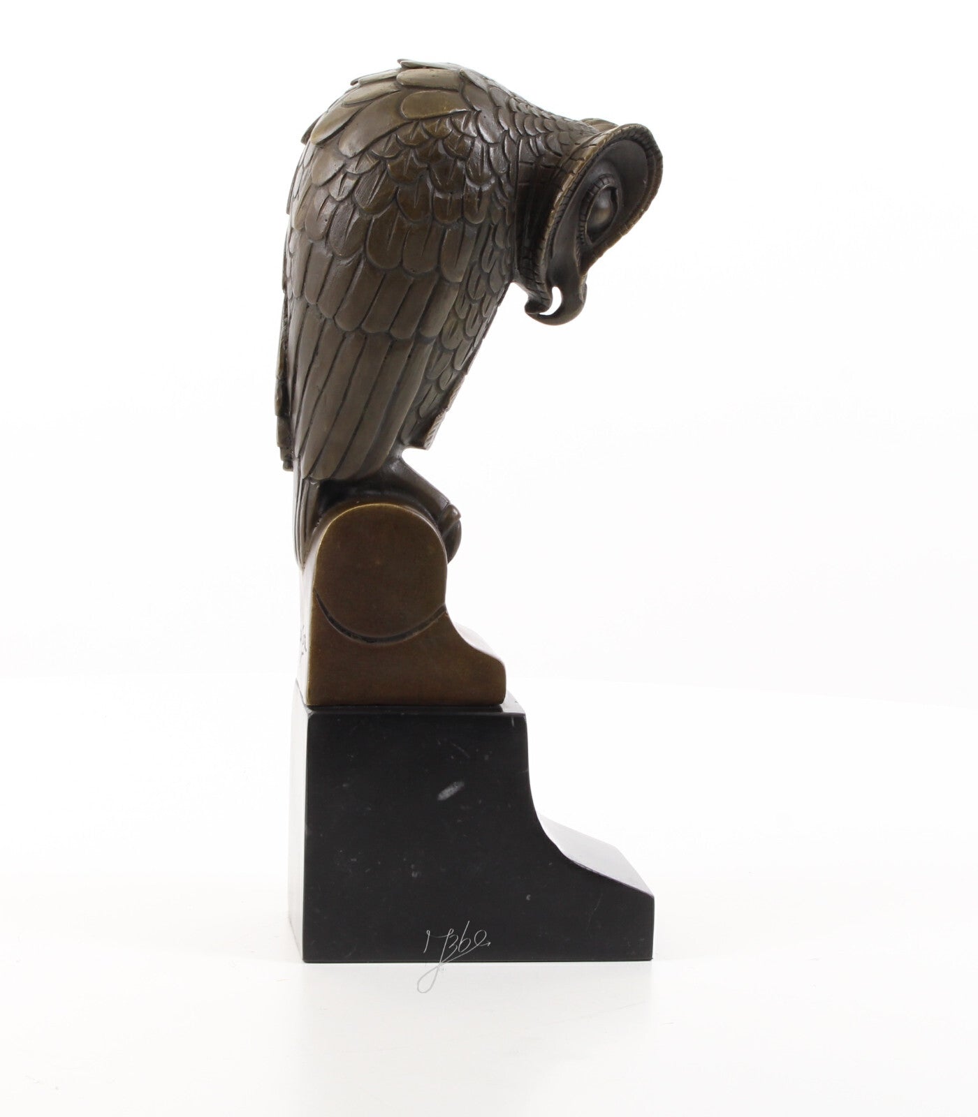 Statue Sculpture Bronze Art Déco Nouveau Hibou Chouette DSBJ-50 Moderne