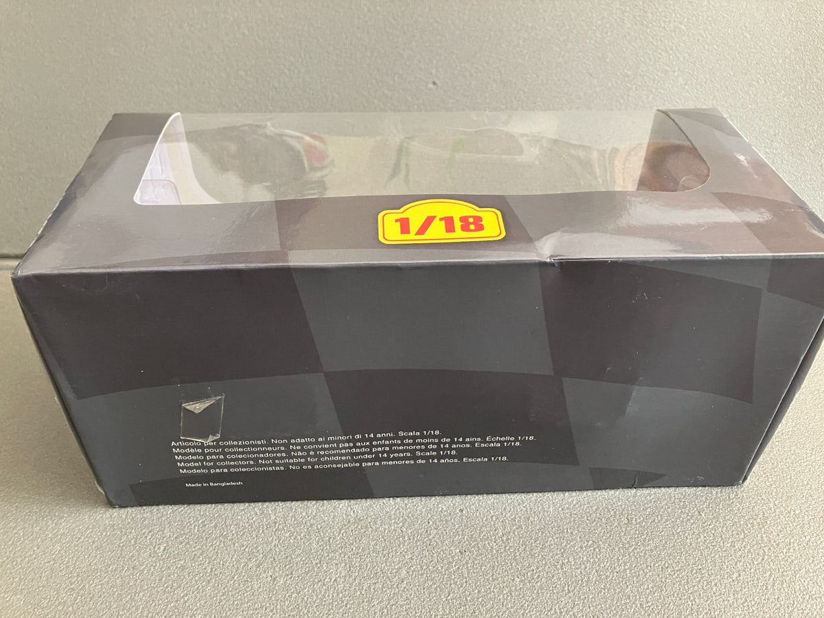 Voiture miniature Peugeot 206 Gronholm Rallye Suède 2002 WRC Altaya au 1/18