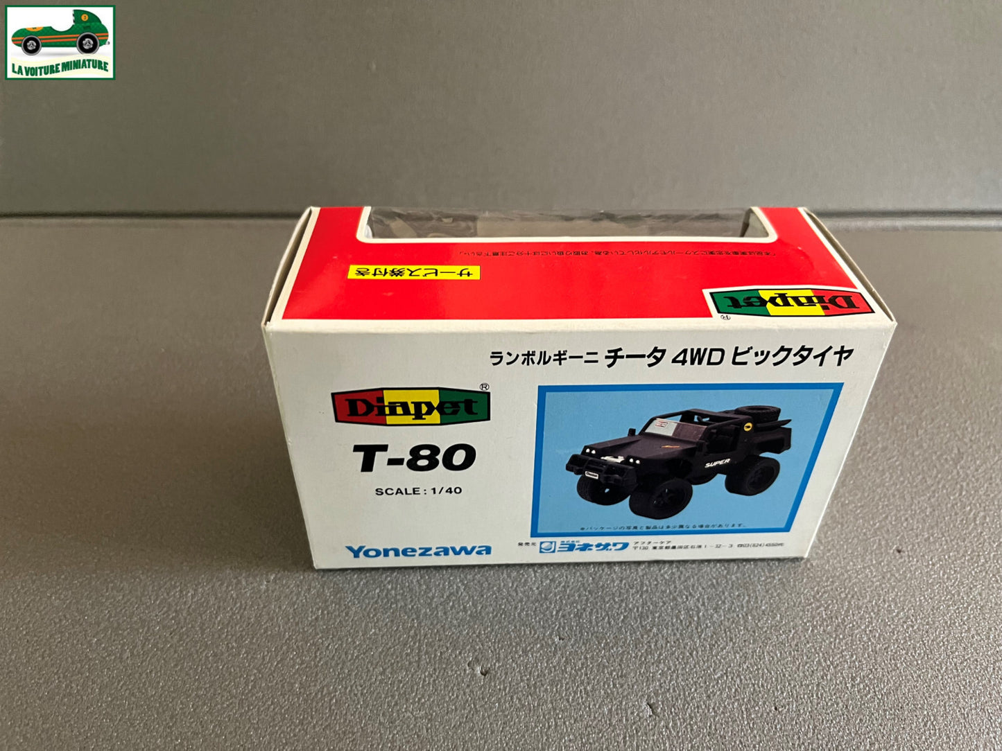 Voiture Miniature Lamborghini Cheetah 4WD Big Tire Diapet Japan 1/40