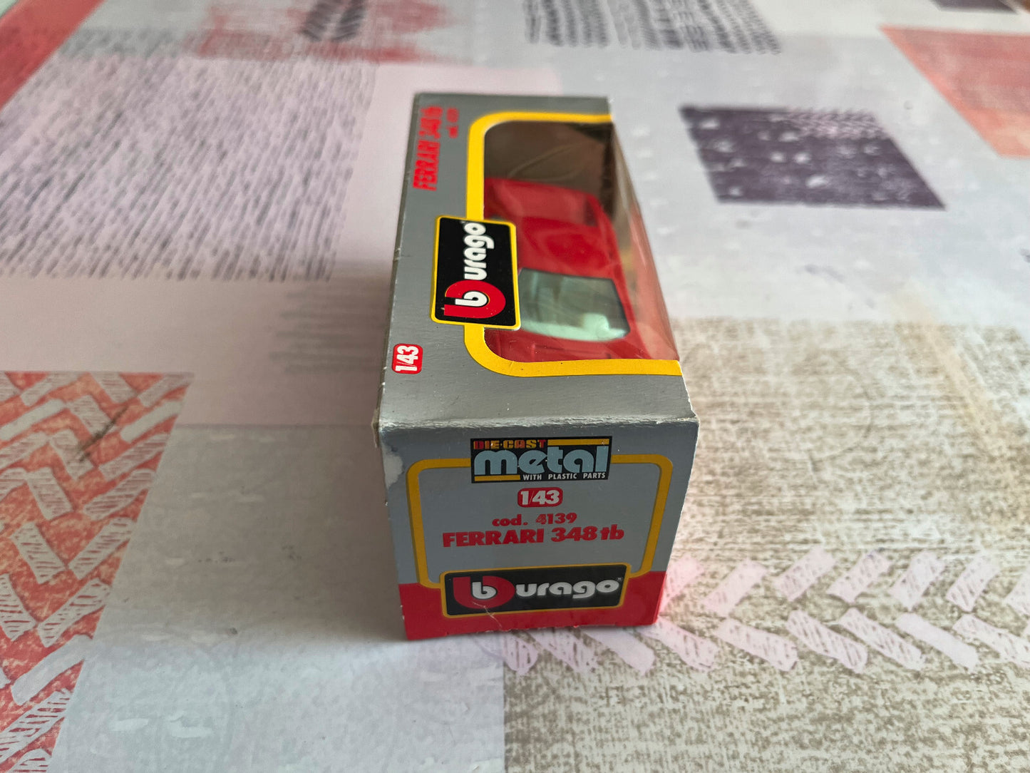 Voiture miniature Burago Ferrari 348 tb 4139 au 1/43