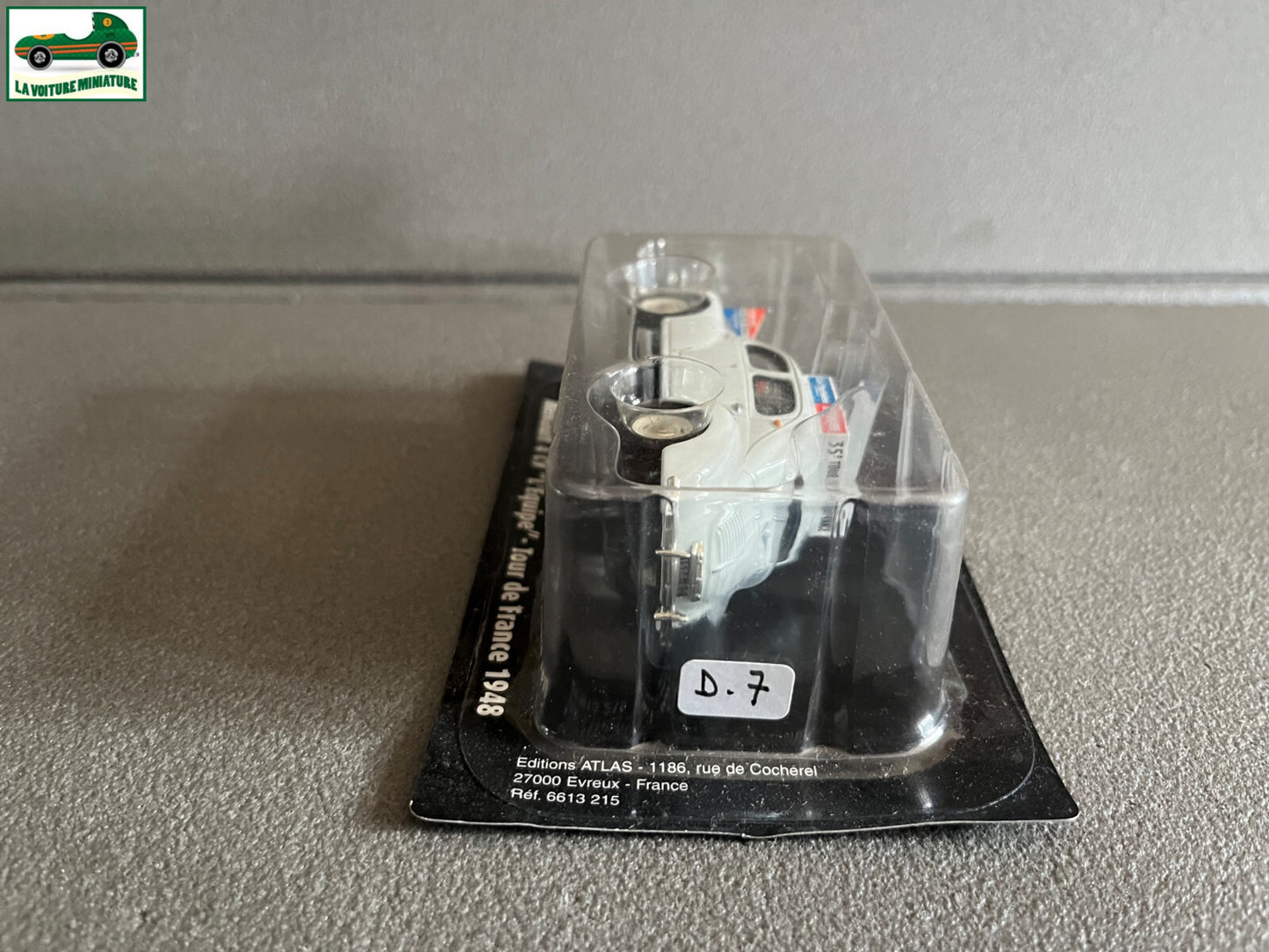 Voiture Miniature Renault 4CV L'Equipe Tour de France 1948 Vélo Norev 1/43