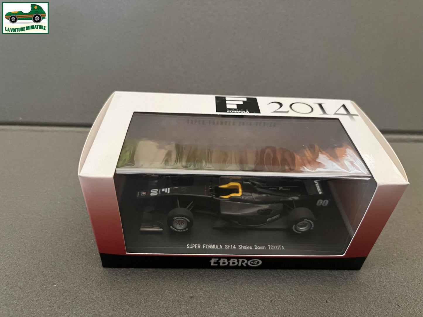 Voiture Miniature Shake Down Toyota SF14 Super Formula 2014 F1 Ebbro au 1/43
