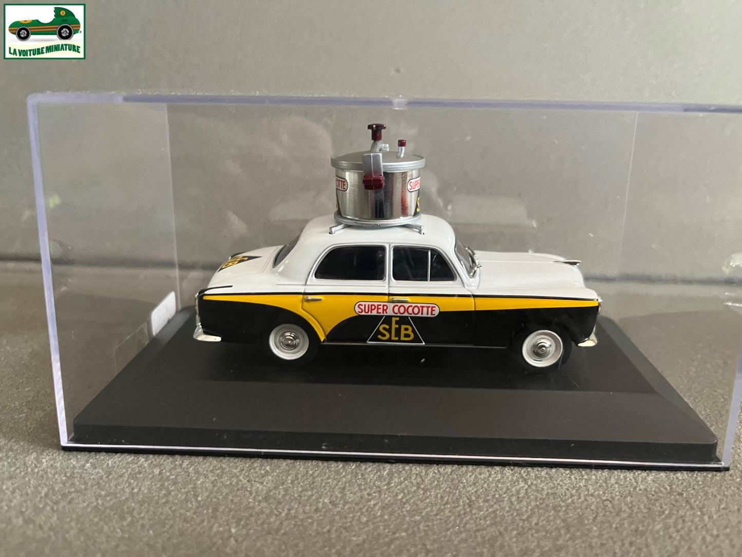 Voiture Miniature Publicitaire Peugeot 403 SEB au 1/43