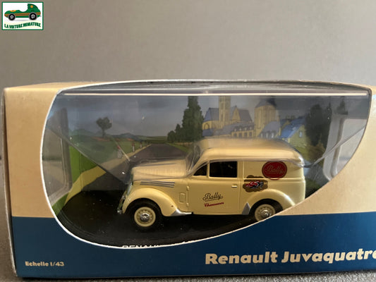 Voiture Miniature Utilitaire Renault Juvaquatre Bally Atlas Eligor 1/43