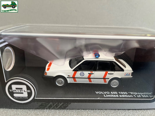 Voiture Miniature Volvo 440 1990 Police Triple 9 au 1/43