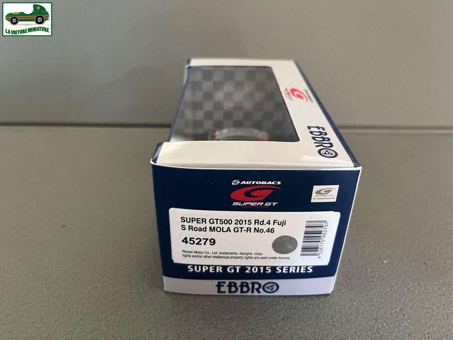 Voiture Miniature S Road Mola GT-R Super GT500 2015 Ebbro au 1/43