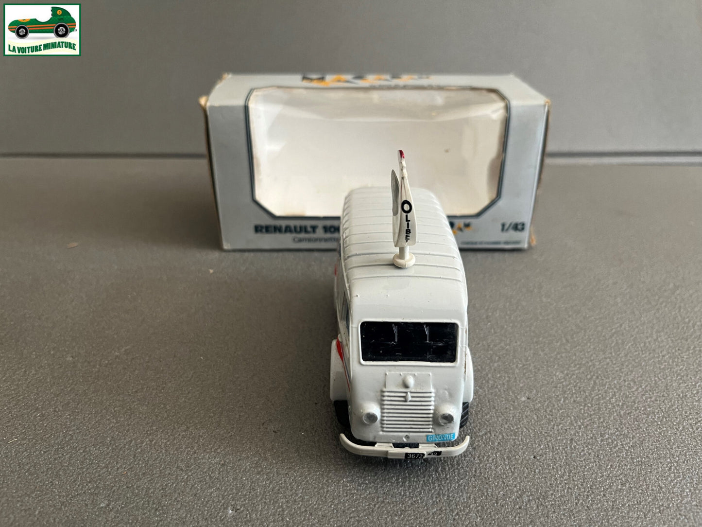 Voiture Miniature Renault 1000 KG Olibet Macadam au 1/43