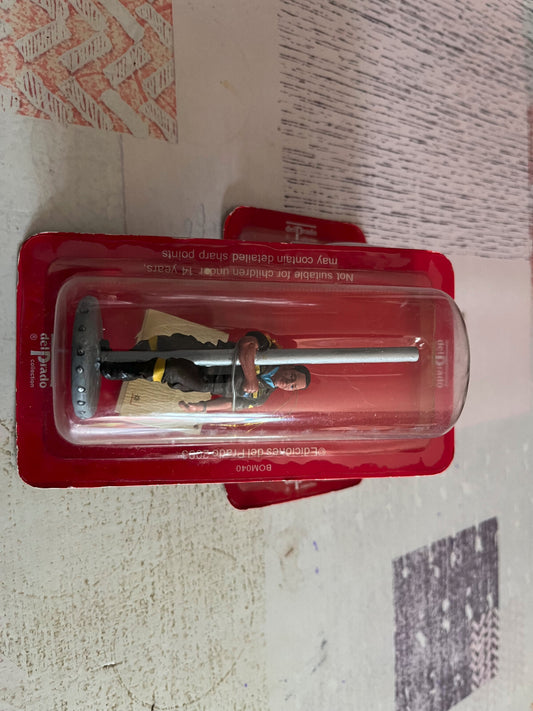 Soldat du feu Plomb Zamac Pompiers Delprado BOM040 Plombs Collection