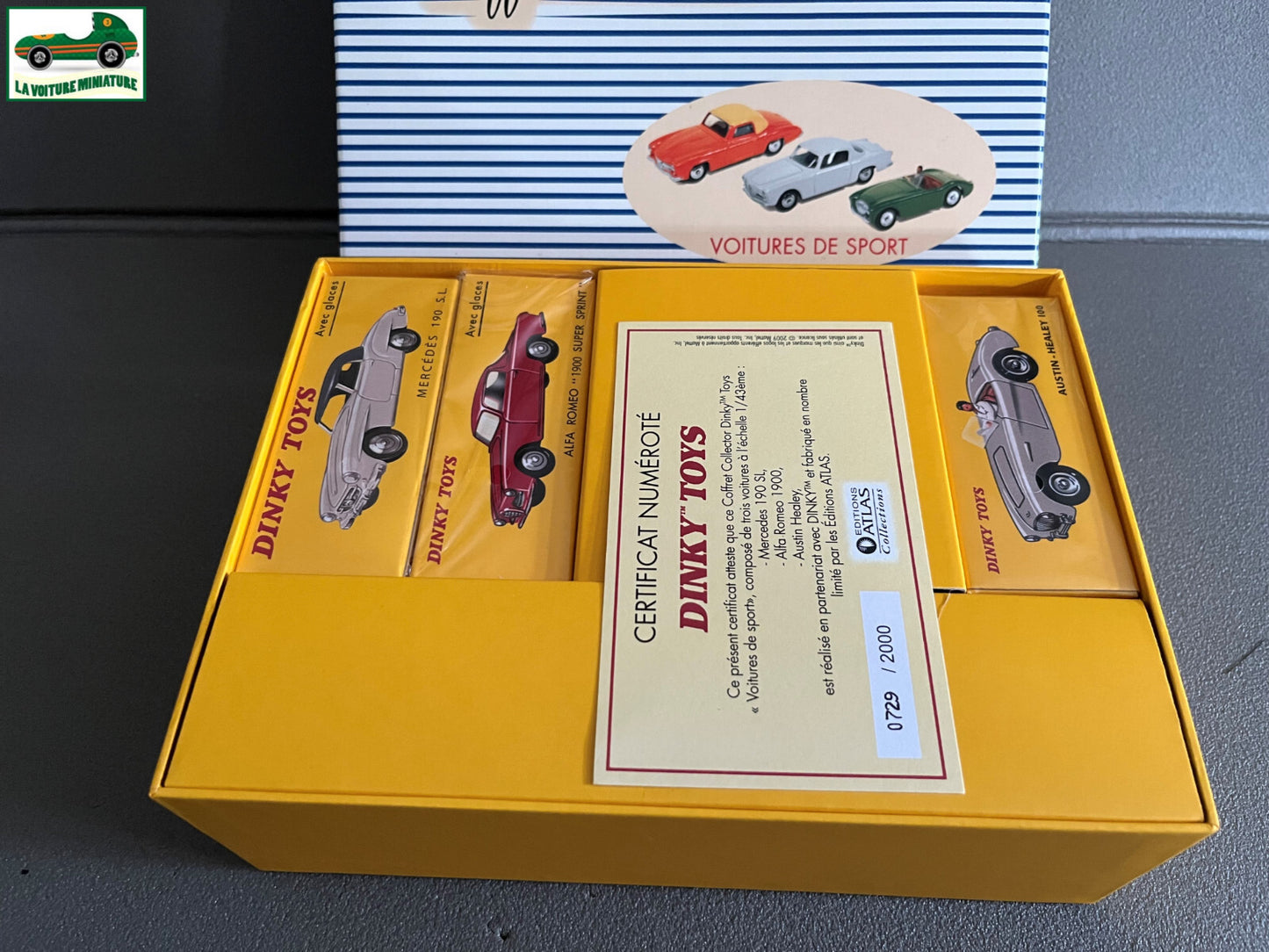 Voiture miniature Coffret Collector Voitures de Sport Dinky Toys Atlas