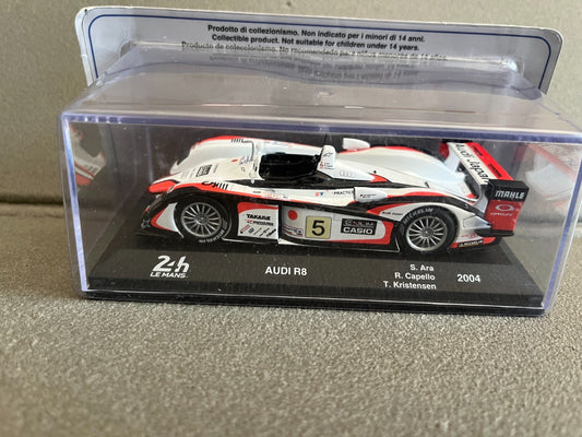 Voiture miniature Collection Audi R8 24h Le Mans 2004 1/43