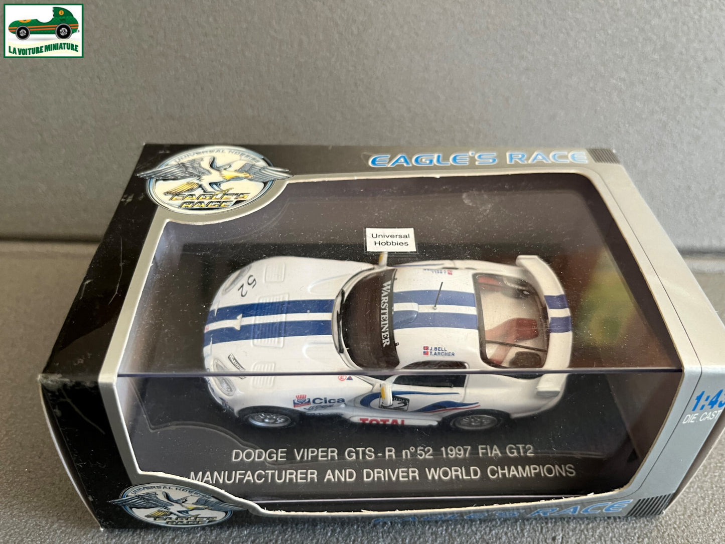 Voiture miniature Dodge Viper GTS-R 1997 FIA GT2 au 1/43