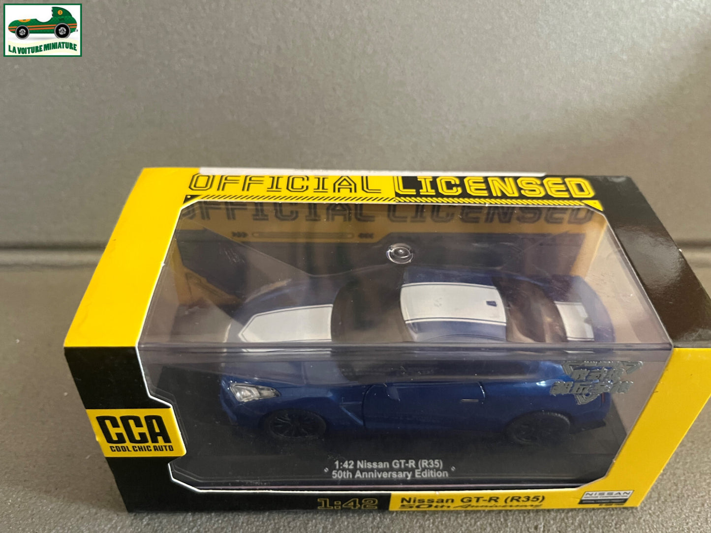 Voiture Miniature Nissan GT-R R35 50th Edition CCA Cool Chic Auto 1/42 non 1/43