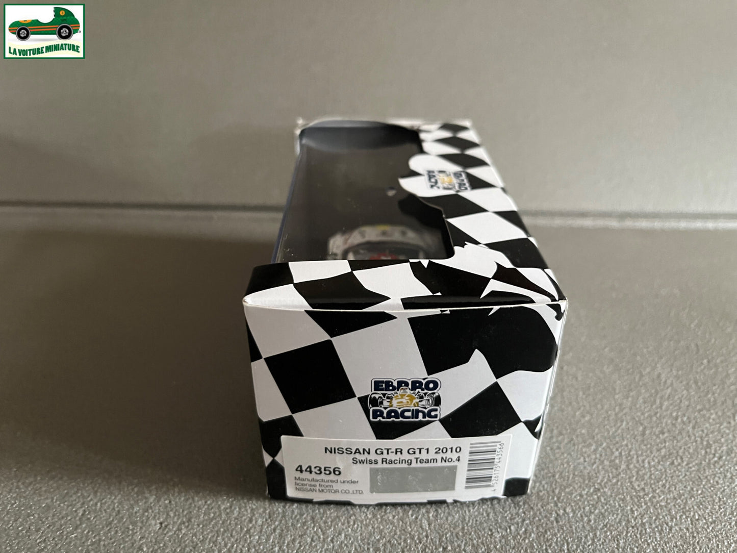 Voiture Miniature Nissan GT-R GT1 2010 Swiss Racing Team Ebbro 1/43