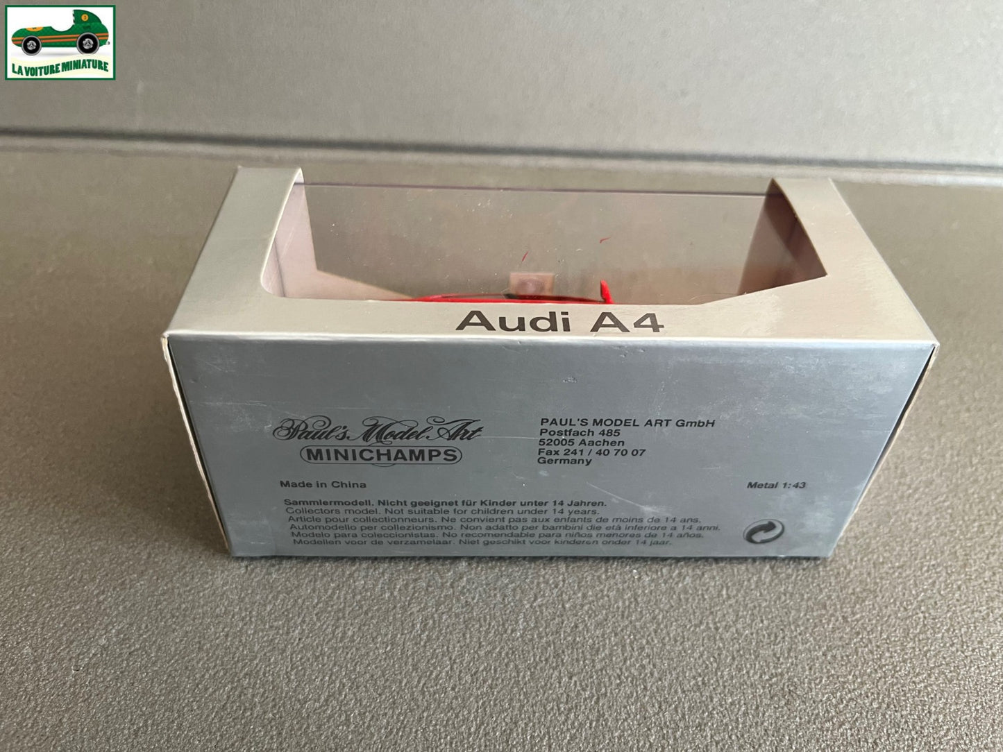 Voiture Miniature Audi A4 Minichamps au 1/43