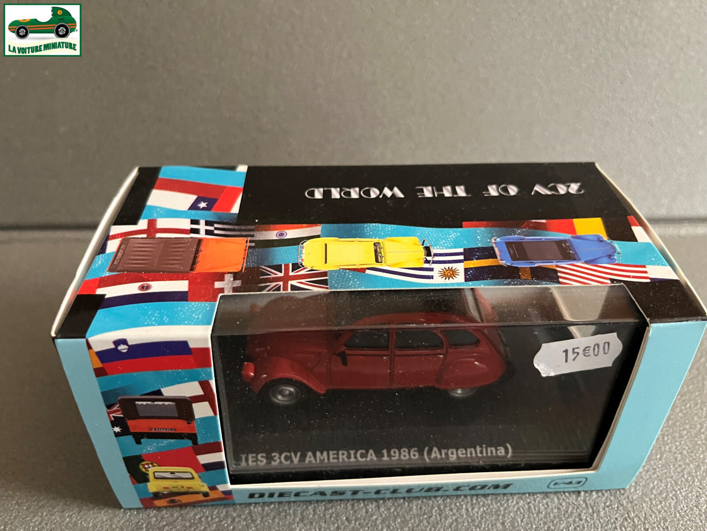 Voiture Miniature Citroen 2CV 3CV America 1986 Argentina Ixo au 1/43