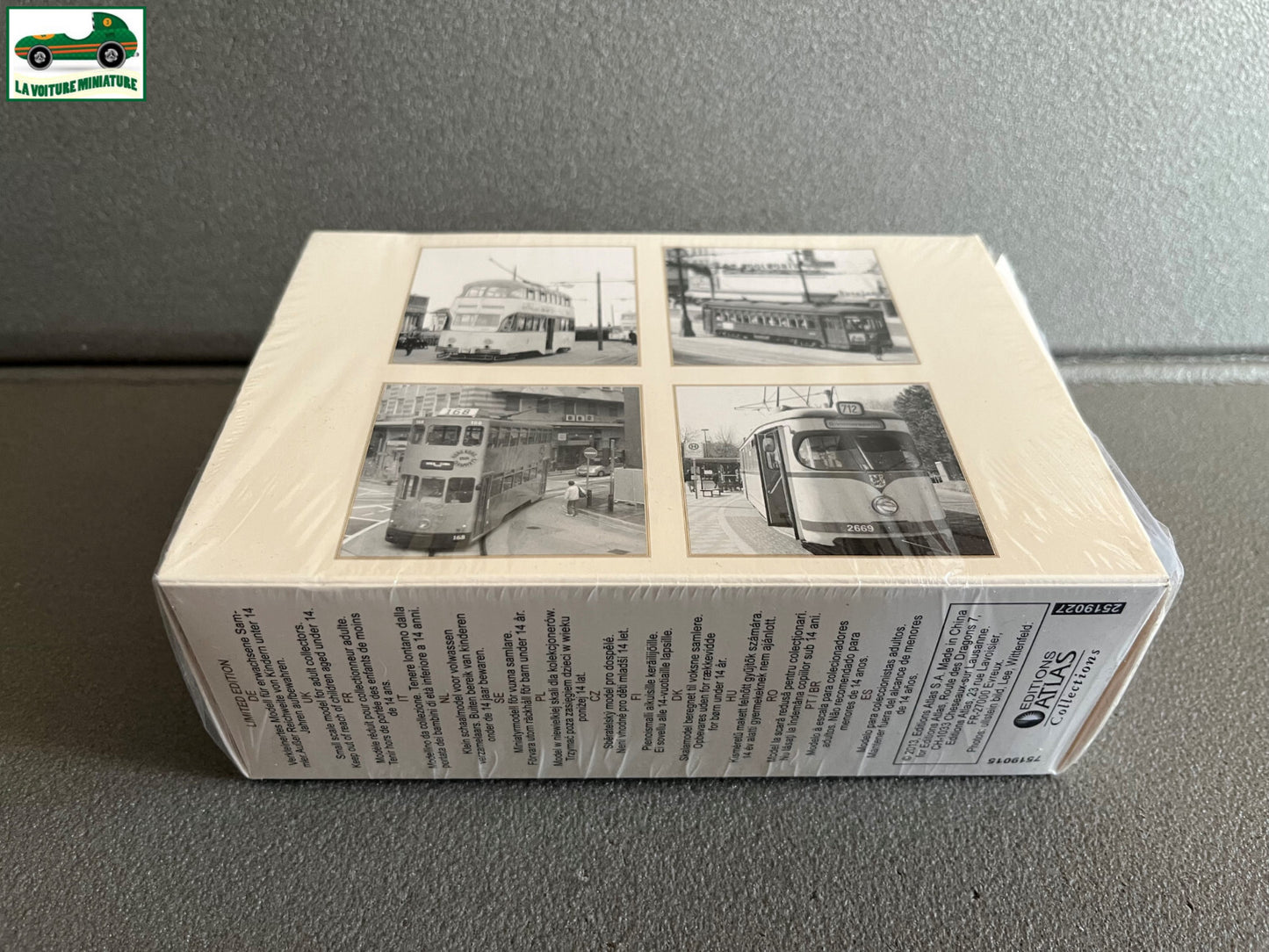 Voiture Miniature Tramway Spiegelwagen Nr. 100 1930 Ixo Atlas au 1/87