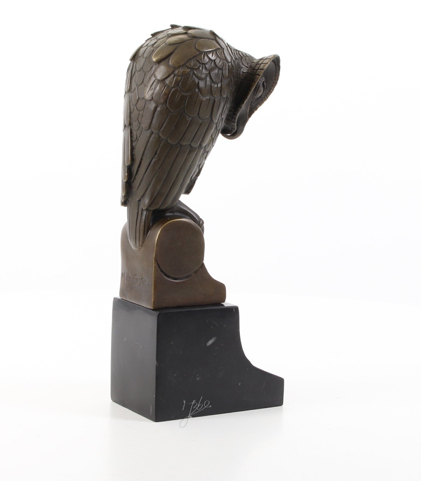 Statue Sculpture Bronze Art Déco Nouveau Hibou Chouette DSBJ-50 Moderne