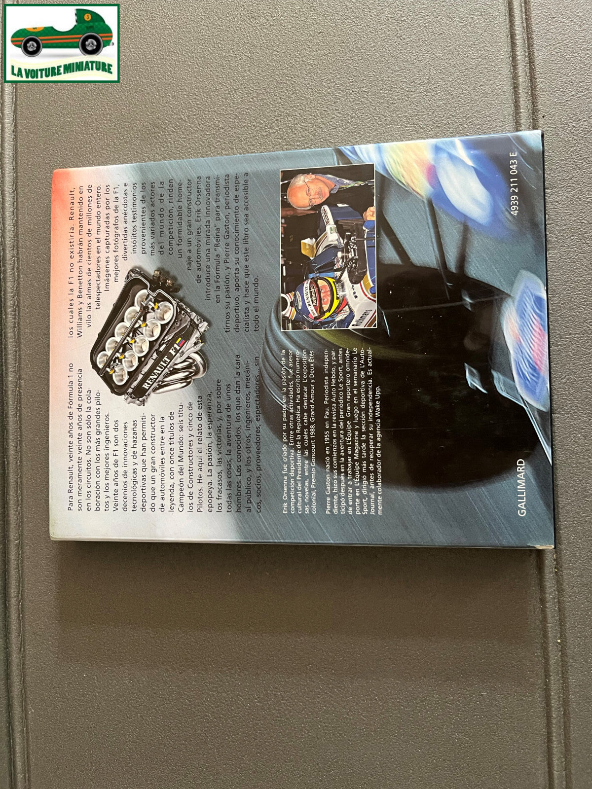 Livre Automobile Formule Campeones del Mundo Renault F1 Pierre Gaston Gallimard