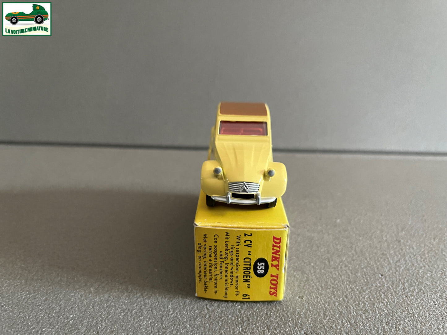 Voiture Miniature Citroen 2CV Modèle 61 Dinky Toys Atlas 558
