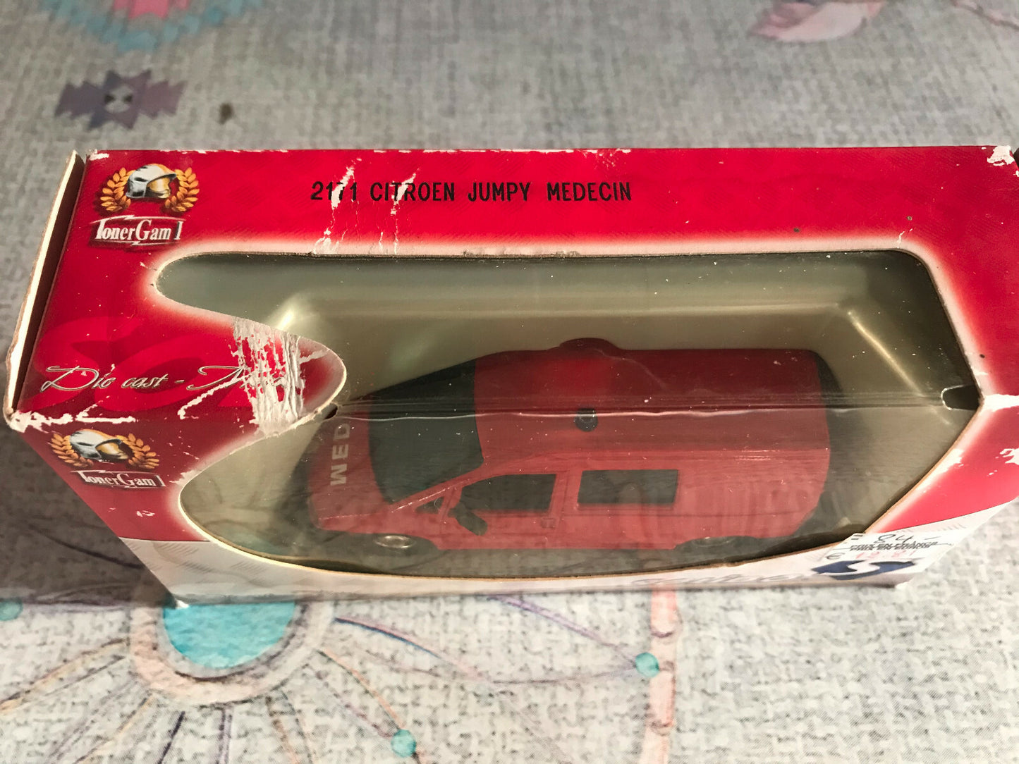 Voiture Miniature Pompiers Camion Citroen Jumpy Medecin Solido TonerGam 1/43
