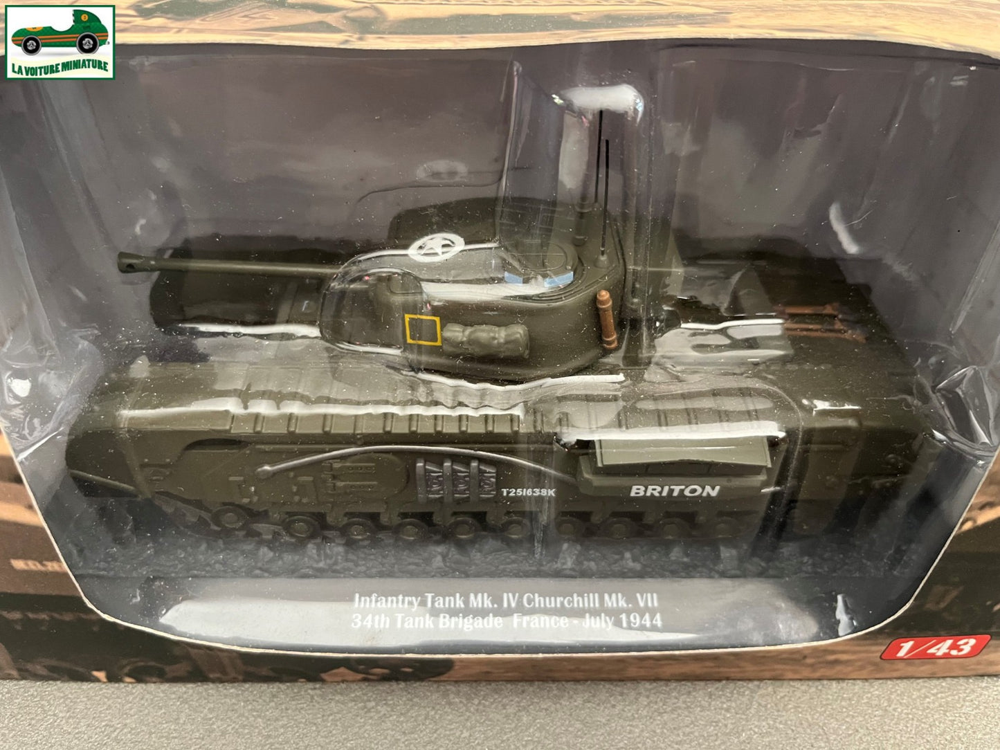 Miniature Militaire Blindé Char Infantry Tank Mk. IV Churchill France 1944 1/43