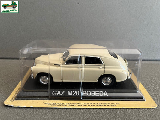 Voiture Miniature Gaz M20 Pobeda Ixo DeAgostini URSS Pays Est Russie 1/43
