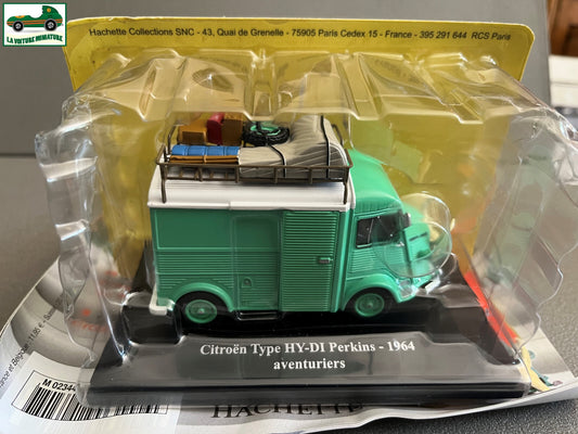 Voiture miniature Camion Citroen Type HY DI Perkins 1964 aventuriers au 1/43