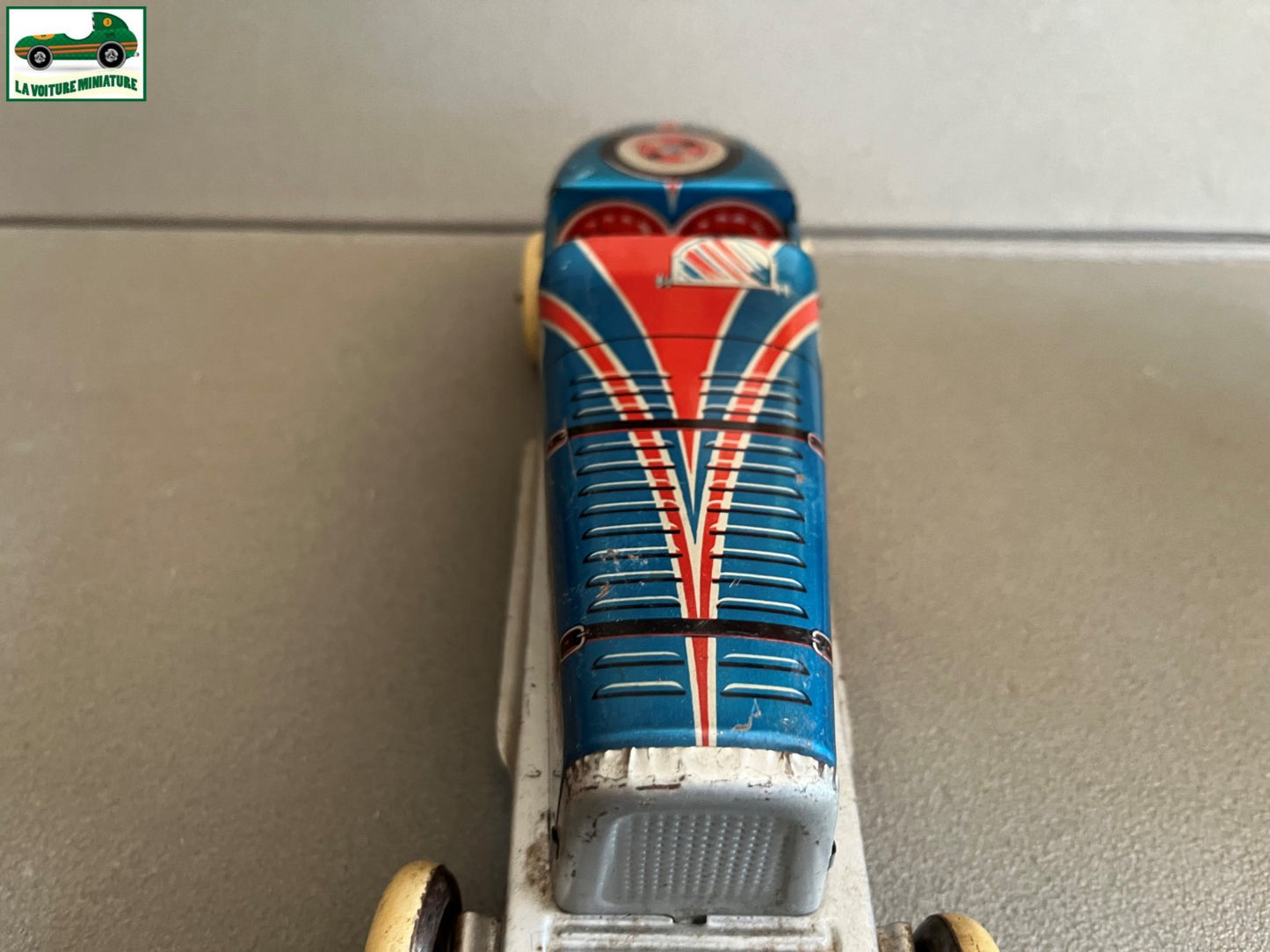 Jouet Ancien Tôle Voiture Course M L PARIS ML 510 Martinan Larnaude Vintage