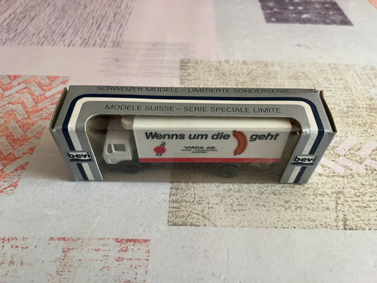 Voiture Miniature Camion Frigorifique Bevi Mercedes Viaca 1/87 HO