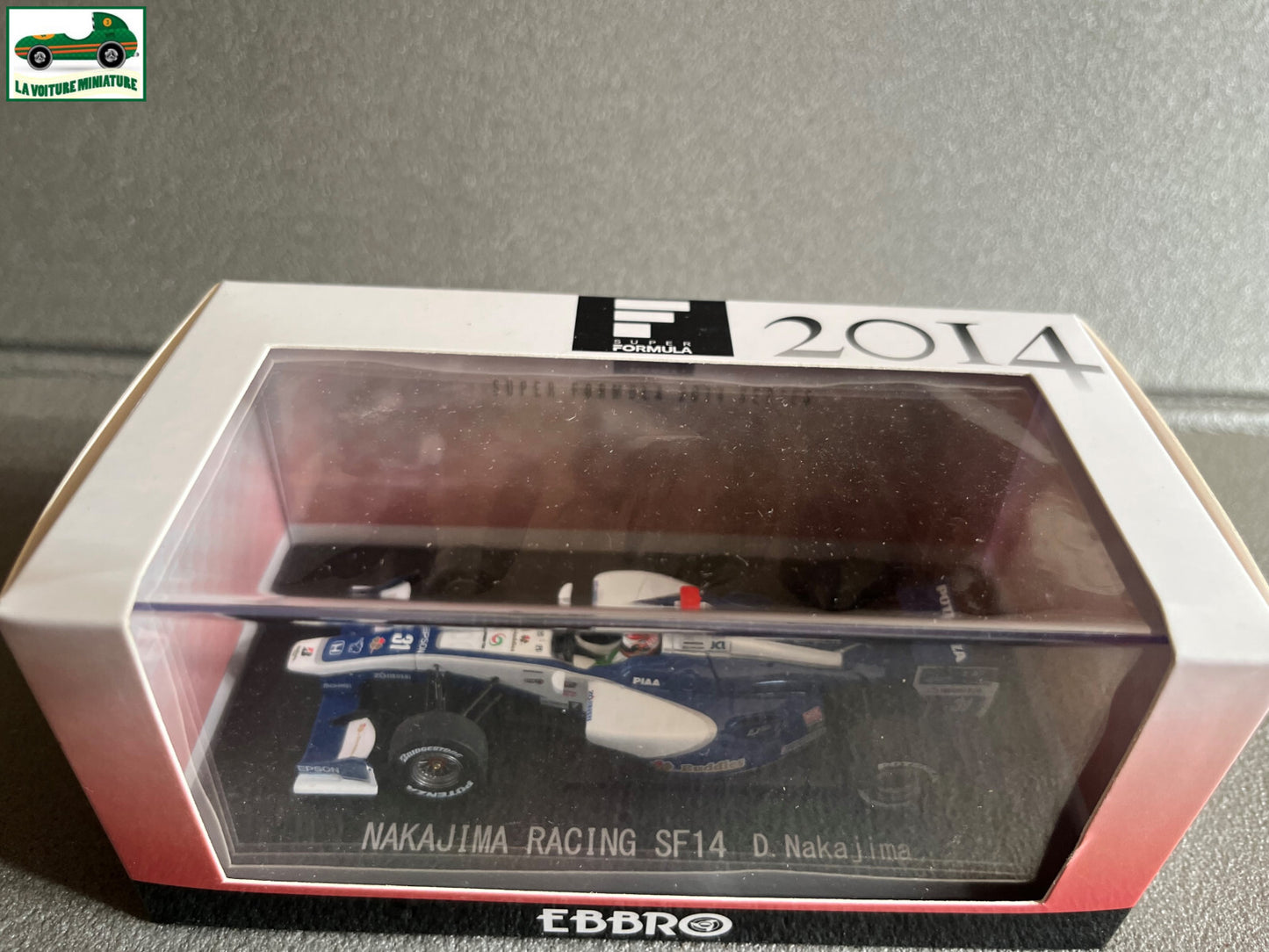 Voiture Miniature Nakajima Racing SF14 Formula 2014 F1 Ebbro au 1/43