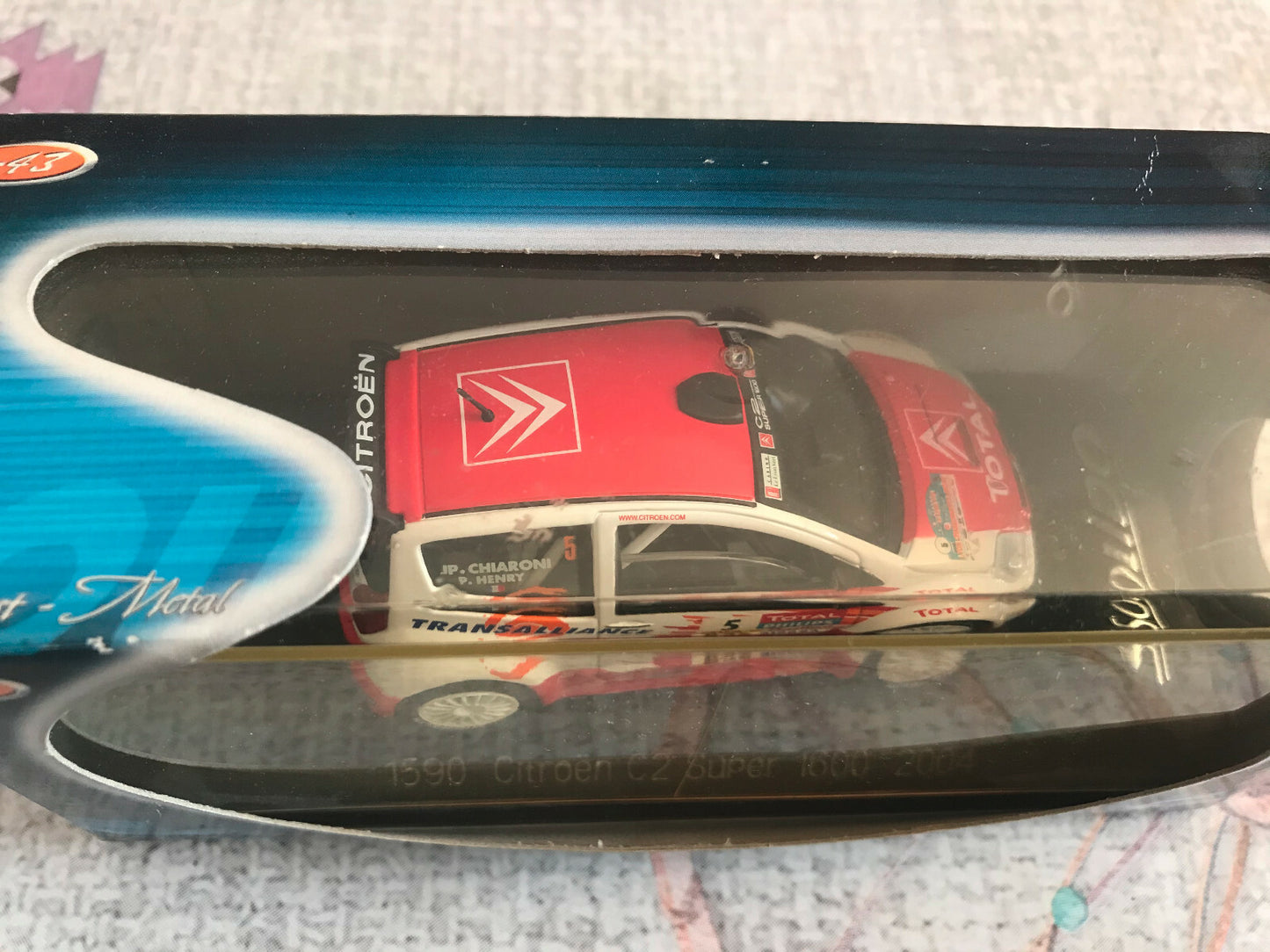 Voiture miniature Rallye 1590 Citroen C2 Super 1600 2004 Solido 1/43