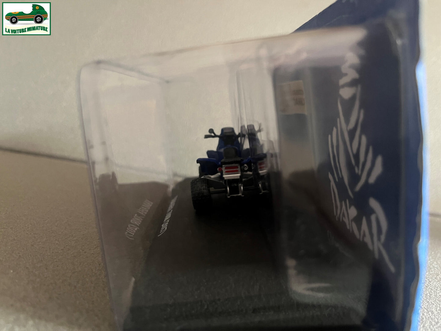 Voiture miniature Quad Yamaha Raptor 700R 2017 Rallye Paris Dakar 1/43