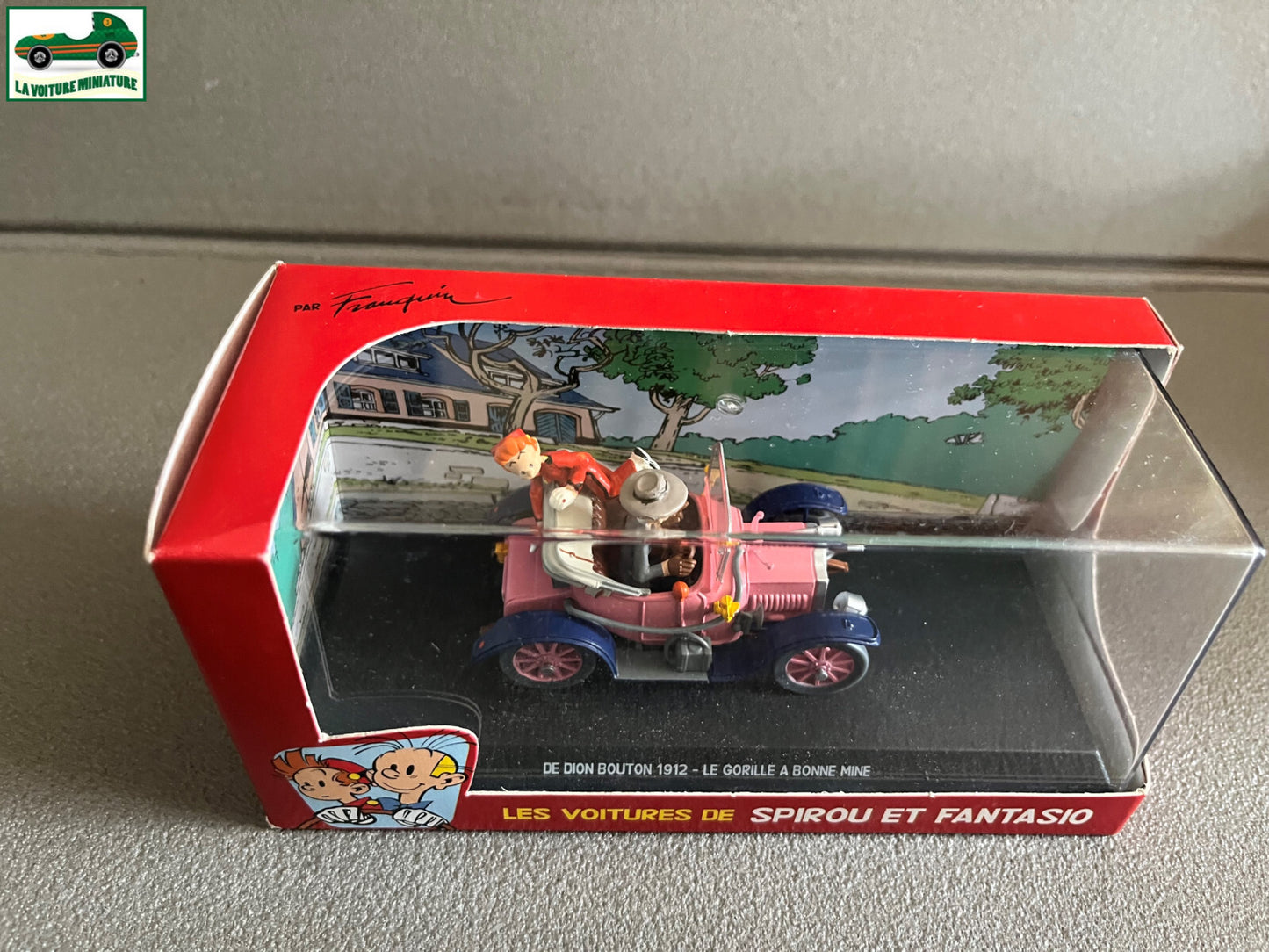 Voiture Miniature De Dion Bouton 1912 La Gorille à Bonne Mine Spirou 1/43