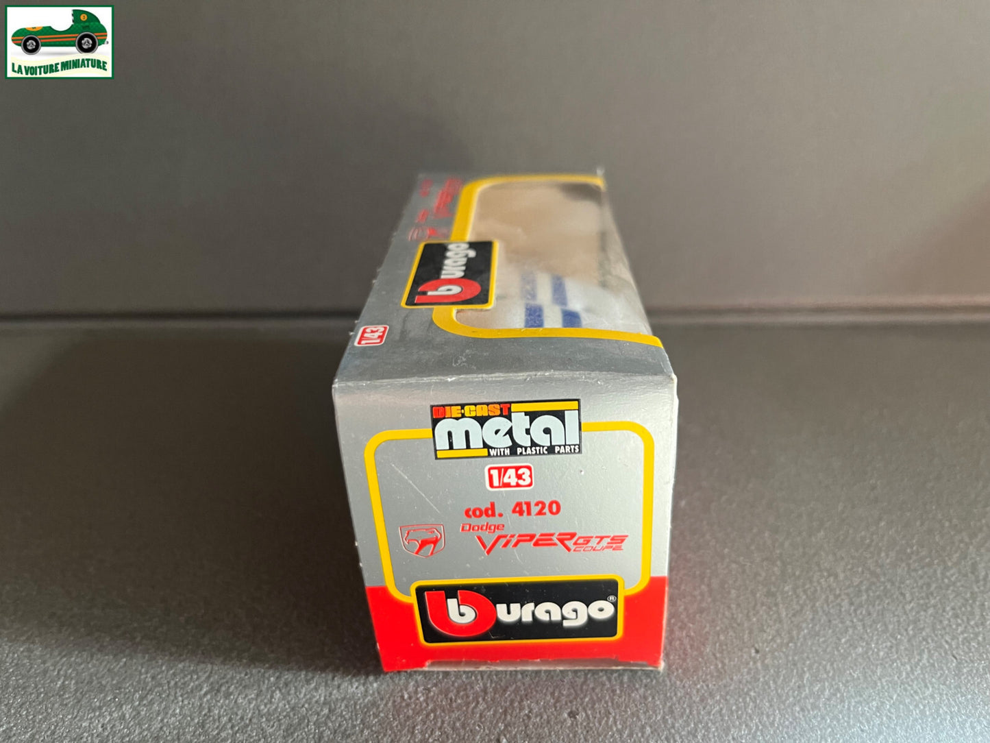 Voiture miniature Burago Dodge Viper GTS Coupé 4120 au 1/43