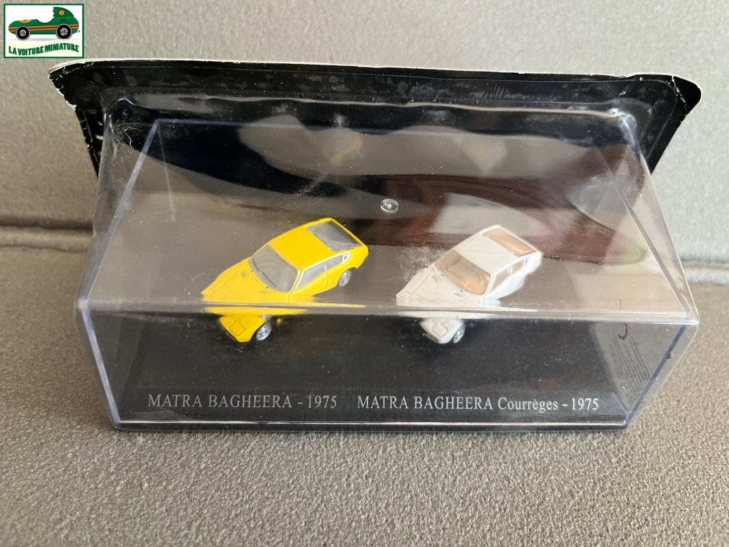 Voiture Miniature Duo Matra Bagheera 1975 Courrèges Universal Hobbies 1/87 HO
