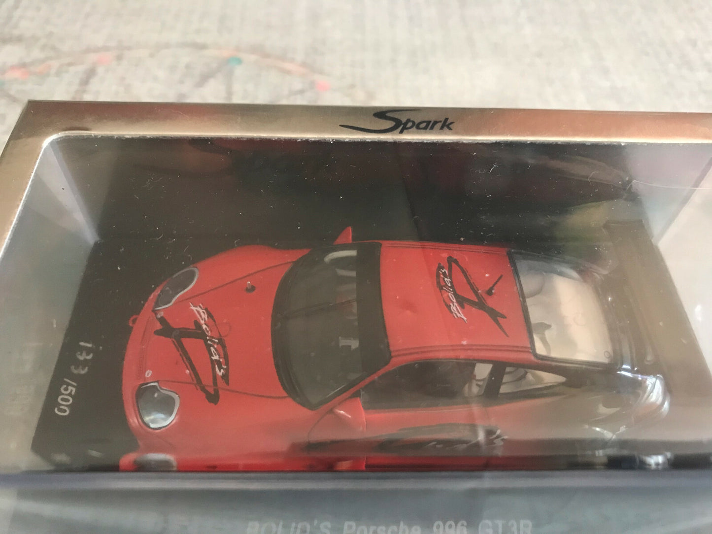 Voiture Miniature 911 Bolid's Porsche 996 GT3R Spark au 1/43