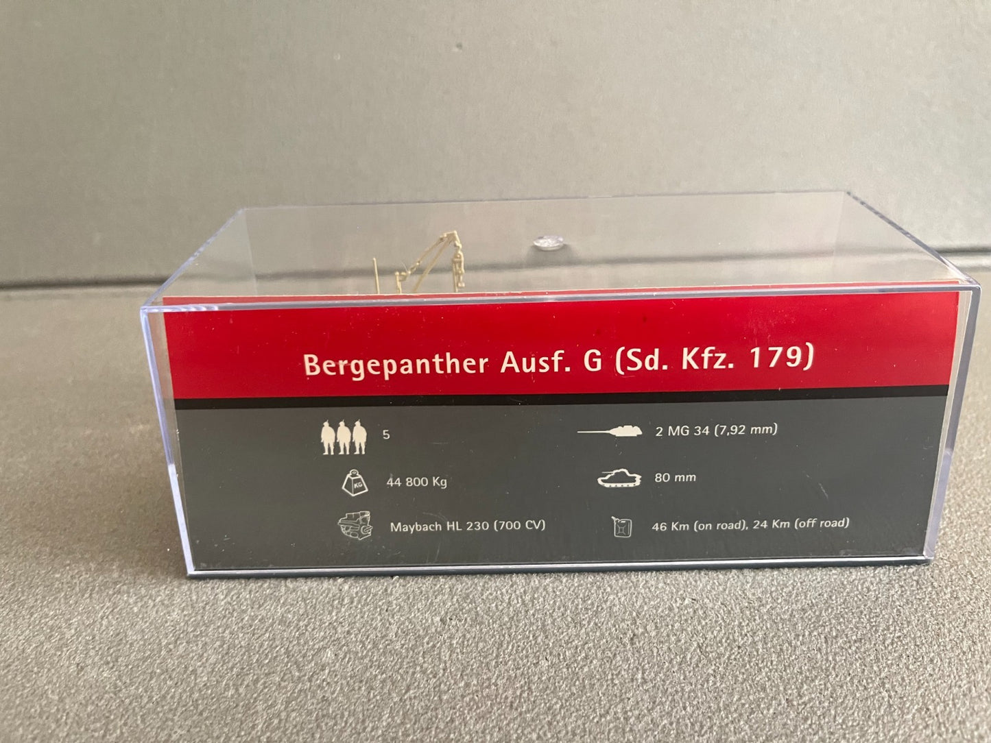 Miniature Militaire Char Tank Blindé Bergepanther Ausf. G Sd. Kfz. Altaya 1/72