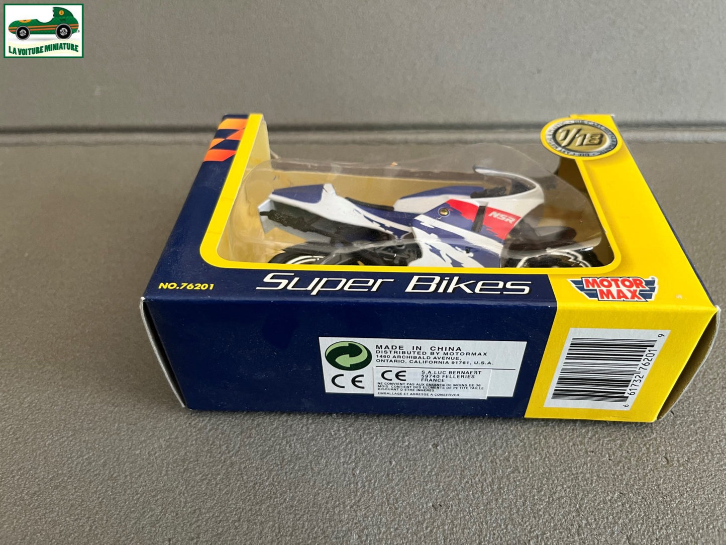 Moto miniature Honda NSR Super Bikes Motor Max 1/18