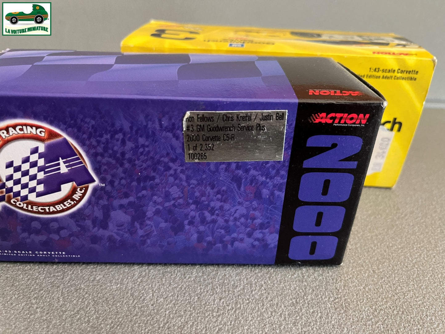 Voiture Miniature Americaine Chevrolet Corvette C5-R 2000 Action au 1/43