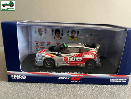 Voiture Miniature Honda CR-Z Legend Cup 2011 Ebbro au 1/43