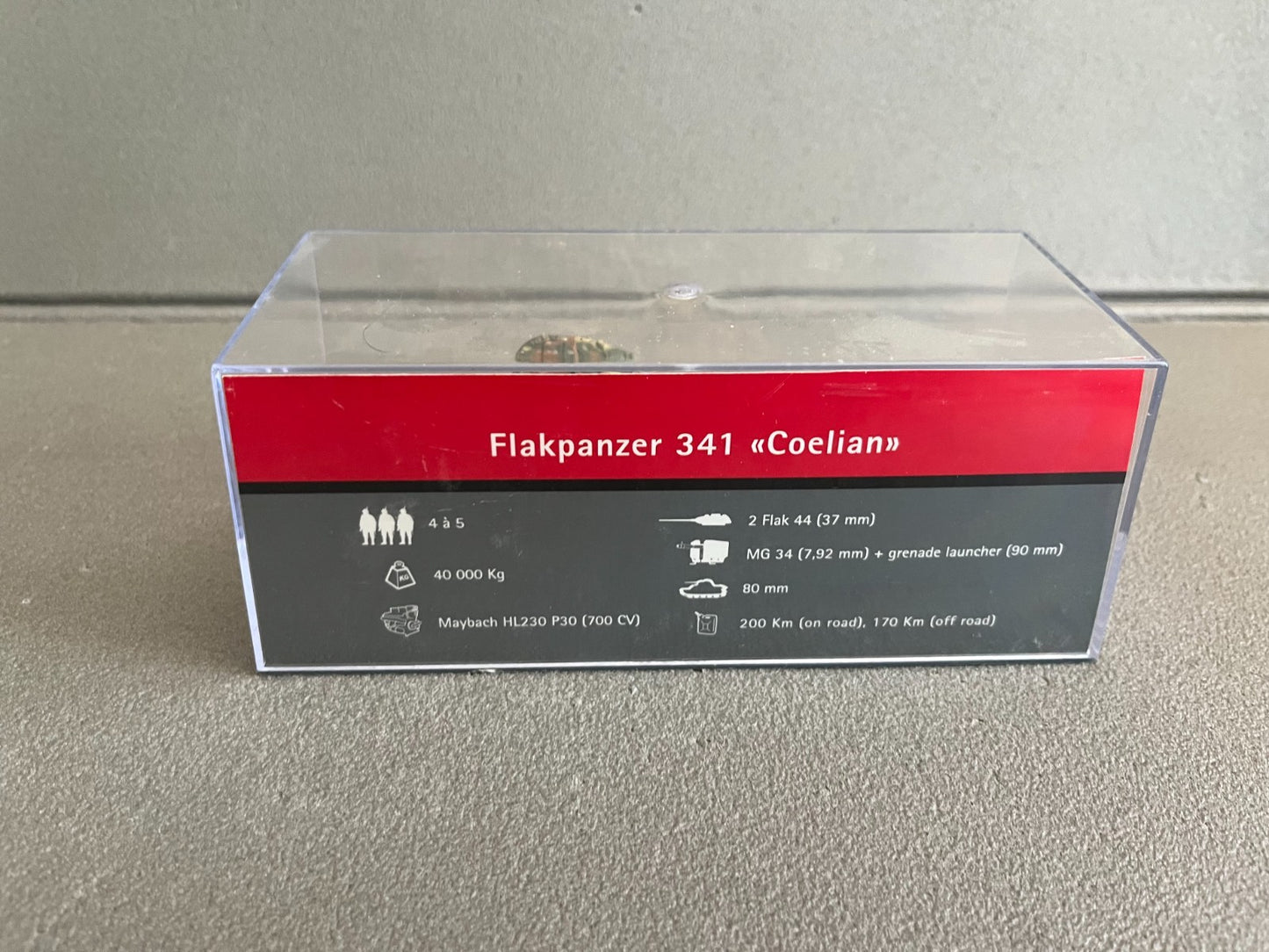 Miniature Militaire Char Tank Blindé Flakpanzer 341 Coelian Altaya 1/72