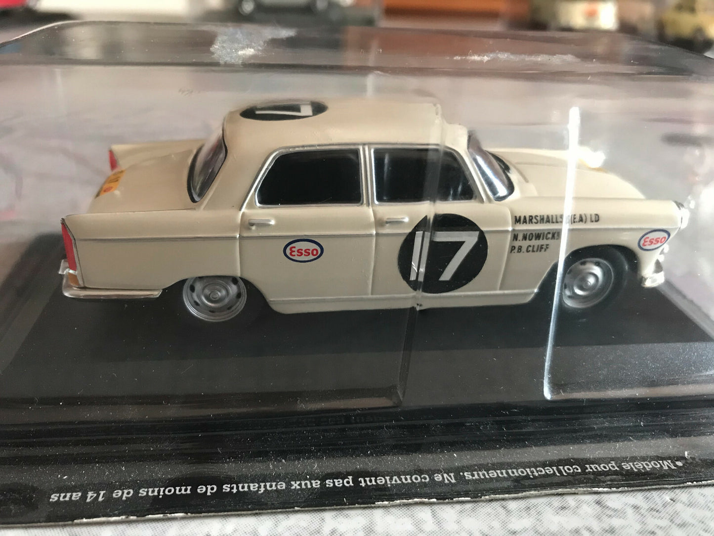 Voiture miniature Peugeot 404 Safari Rally 1968 Nowicki Cliff Rallye 1/43