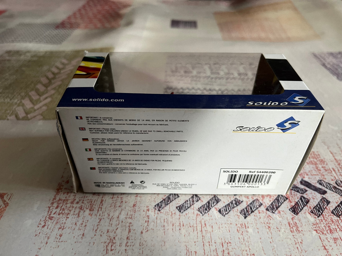 Voiture Miniature Gumpert Apollo Solido 1/43