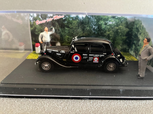 Voiture Miniature Citroen Traction 7 Etape 20 La Route Bleue RN7 1/43